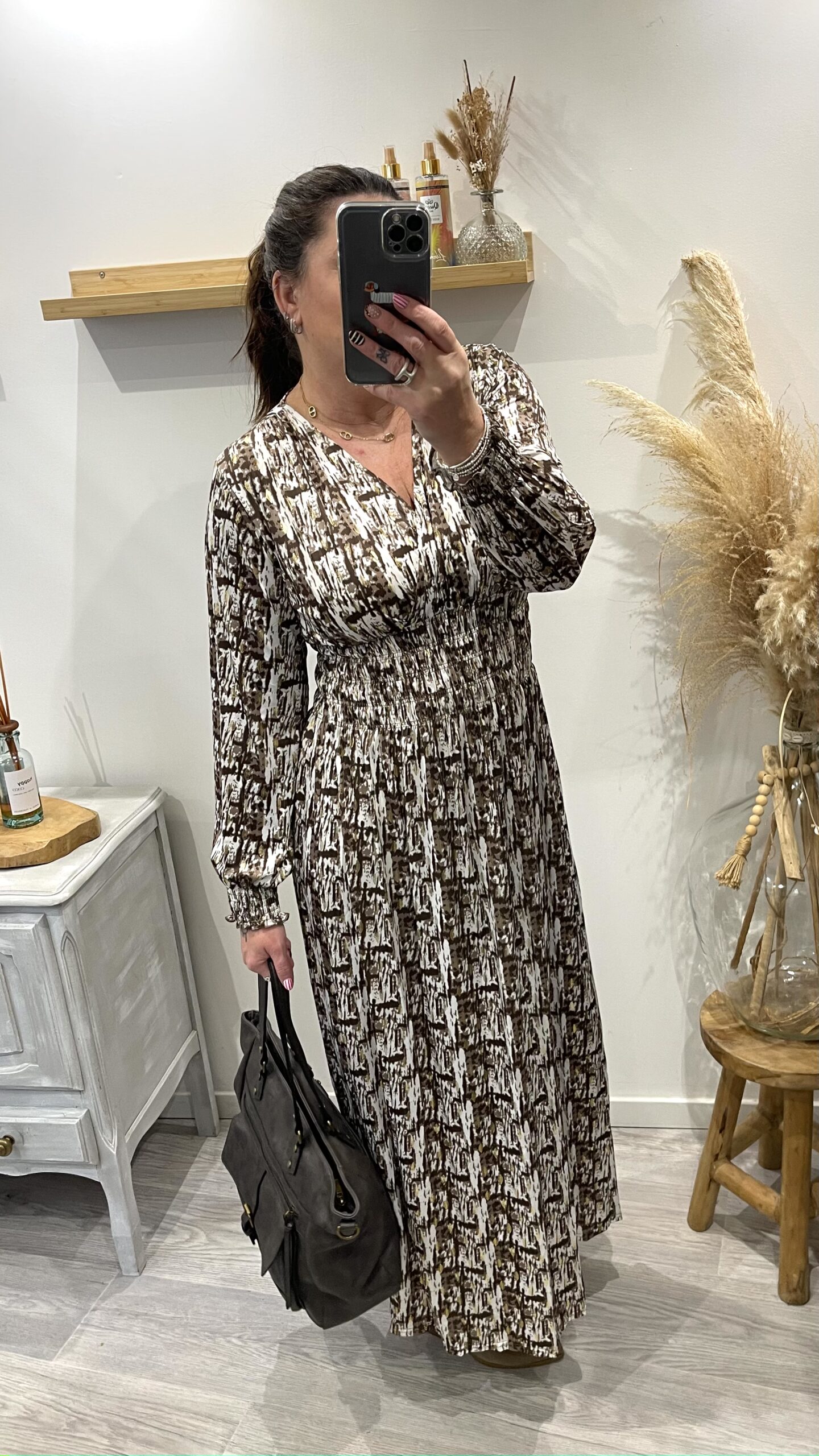Robe Solène choco – Image 9