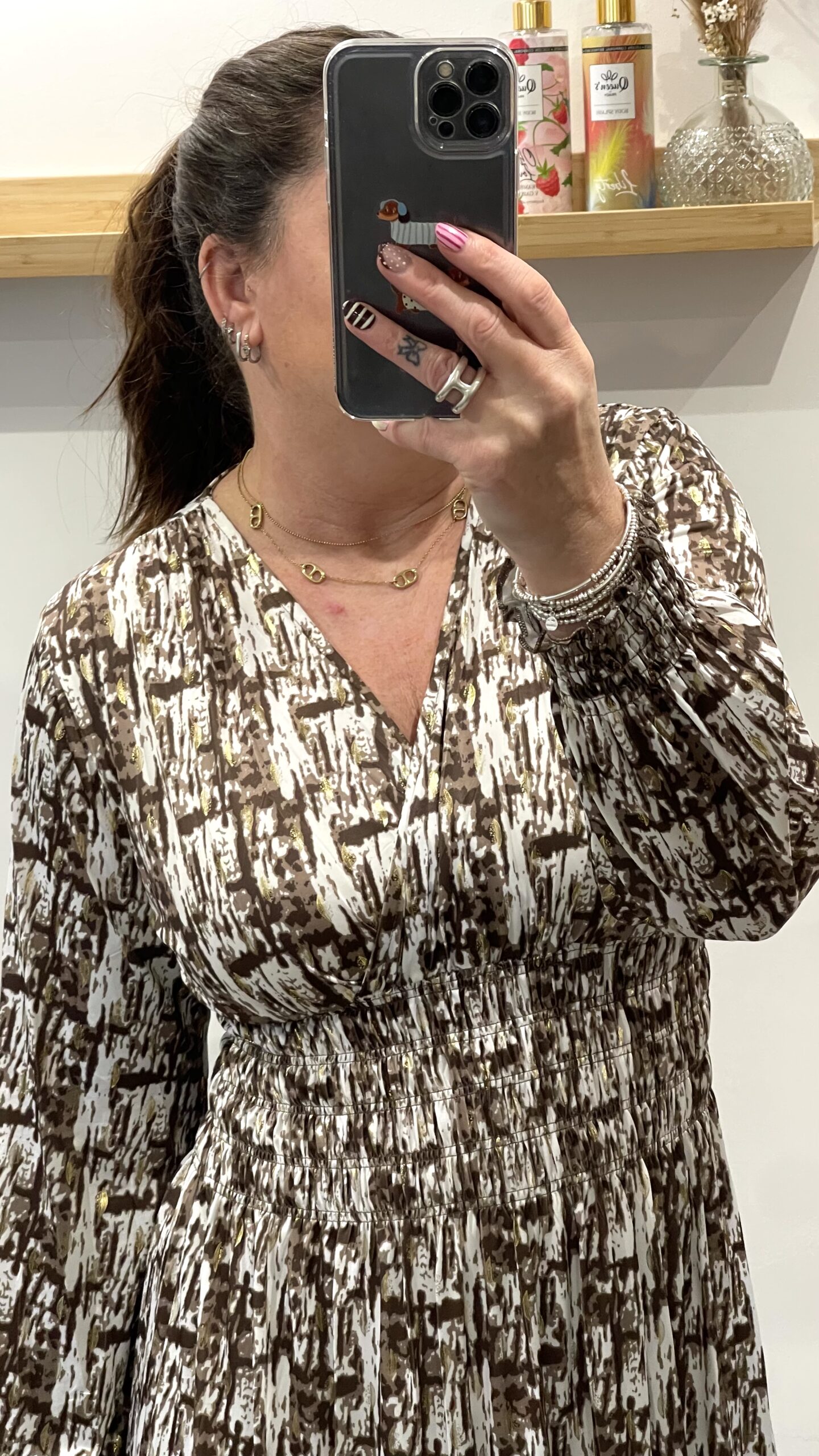 Robe Solène choco – Image 5