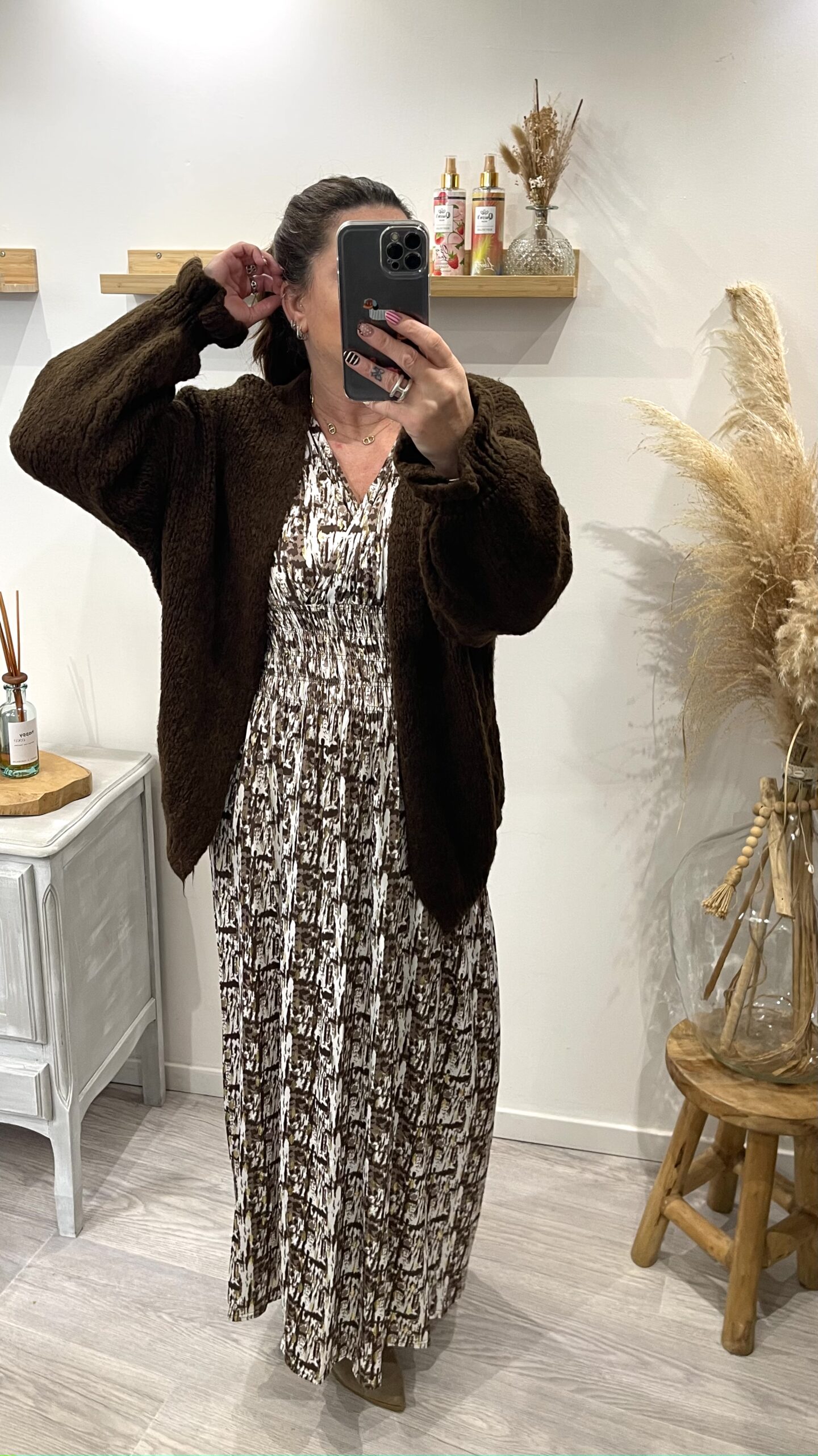 Robe Solène choco – Image 10