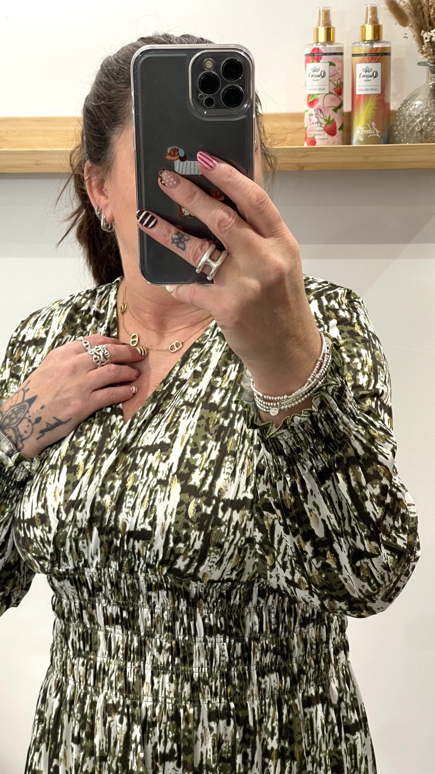 Robe Solène kaki – Image 5