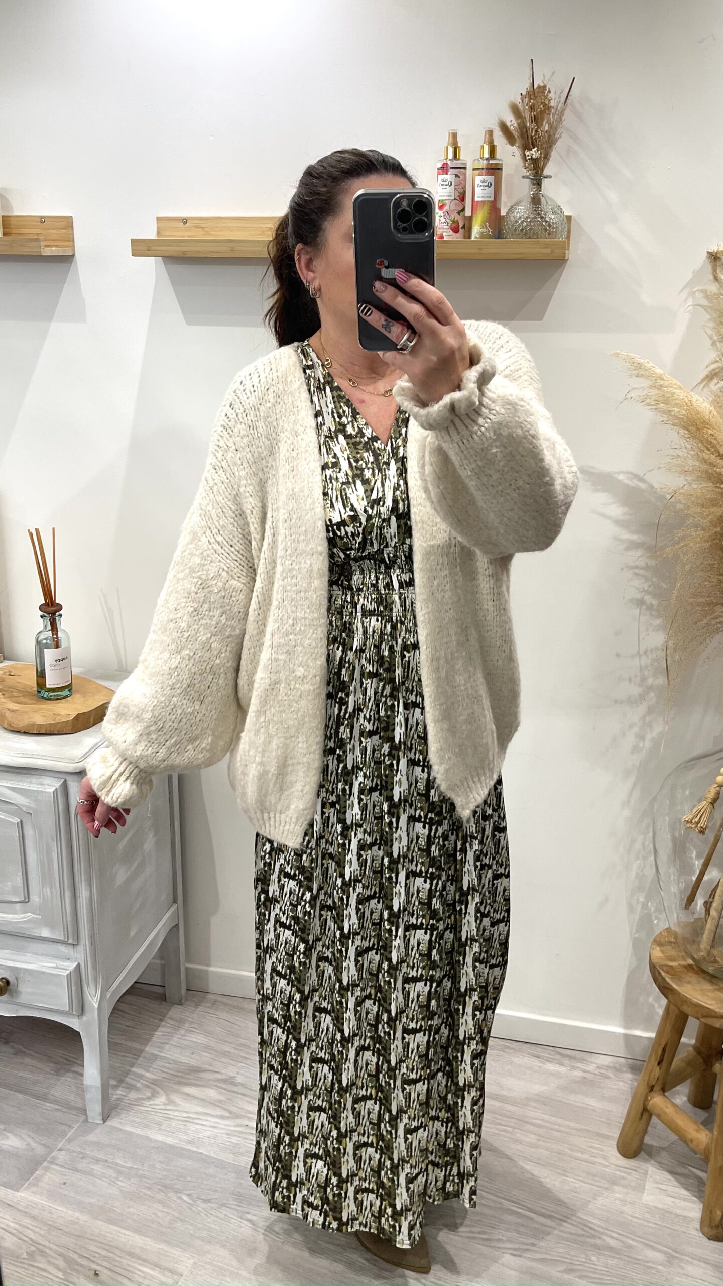 Robe Solène kaki – Image 6