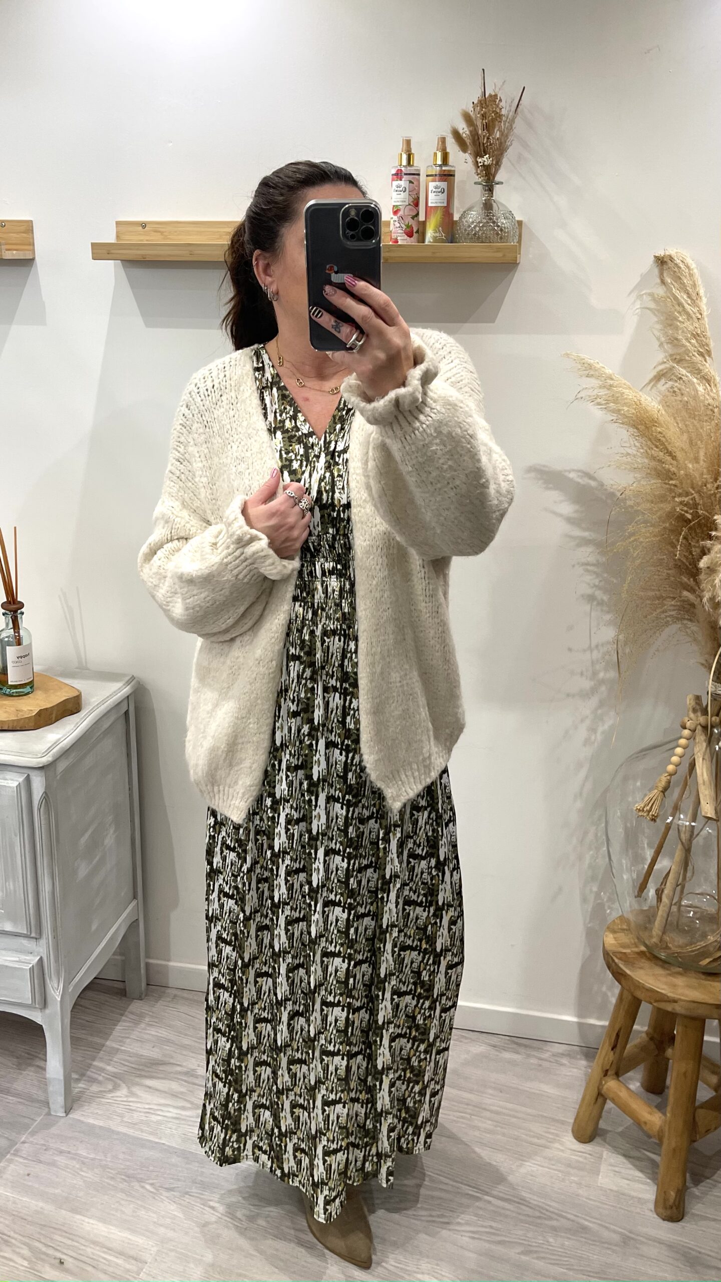 Robe Solène kaki – Image 8