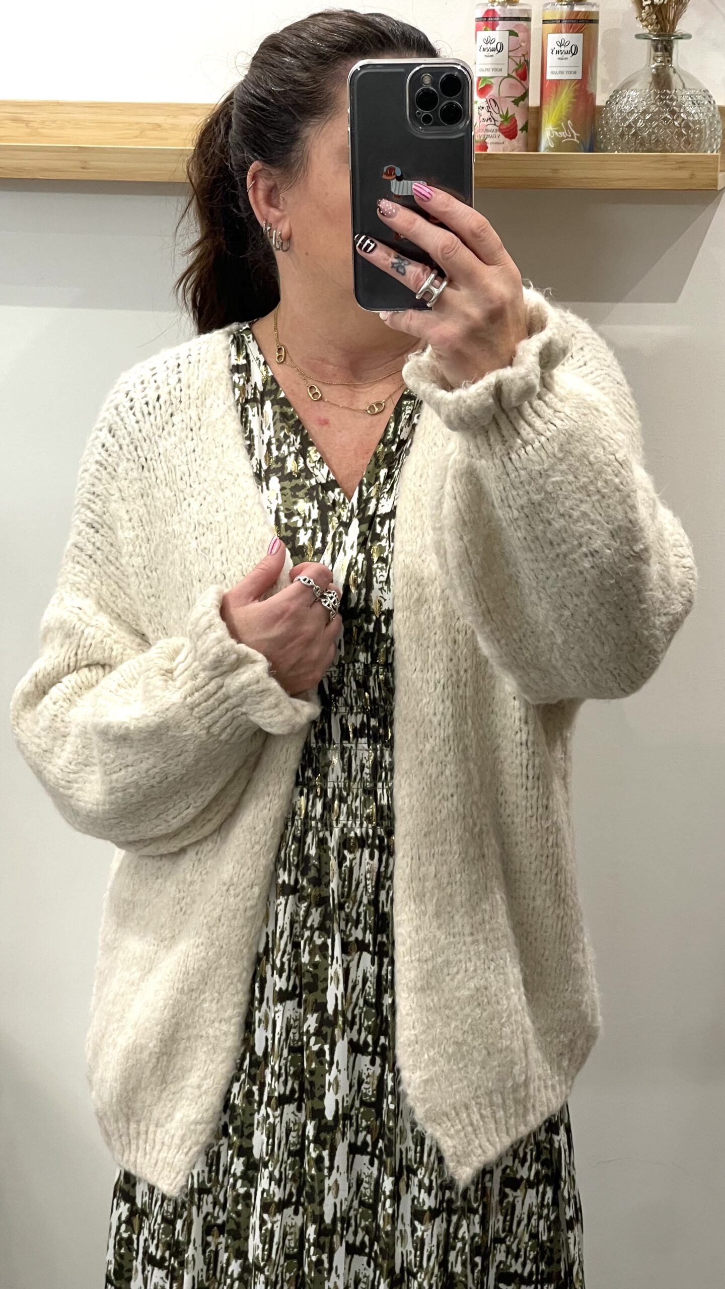 Robe Solène kaki – Image 7