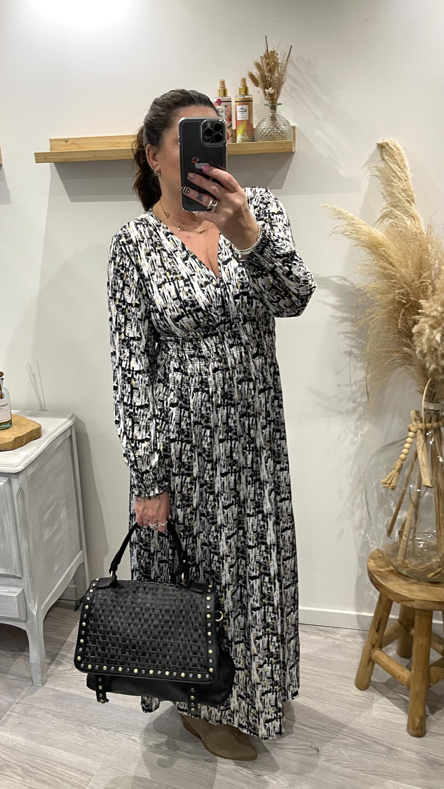 Robe Solène noir – Image 9