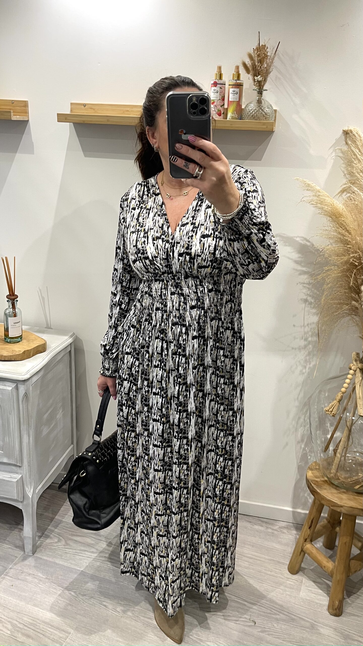 Robe Solène noir – Image 8