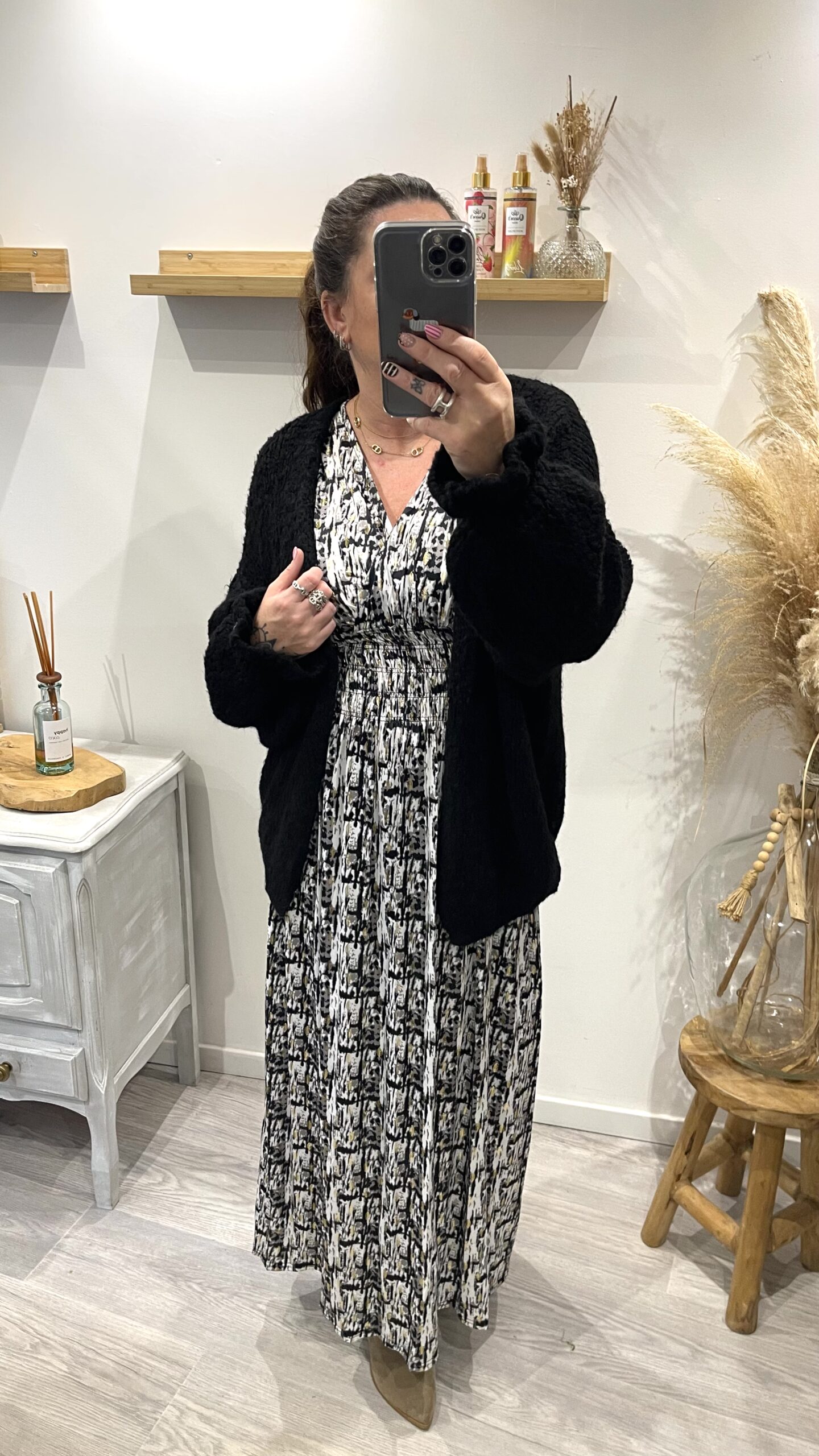 Robe Solène noir – Image 7