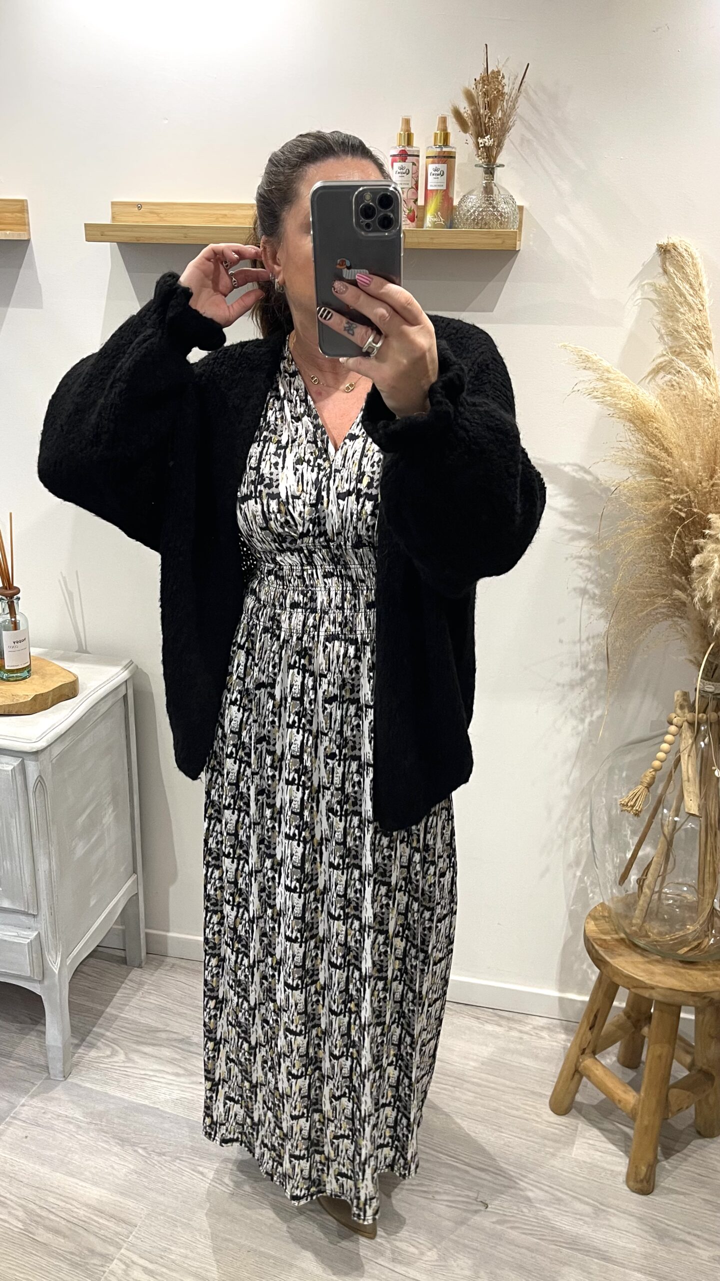 Robe Solène noir – Image 6