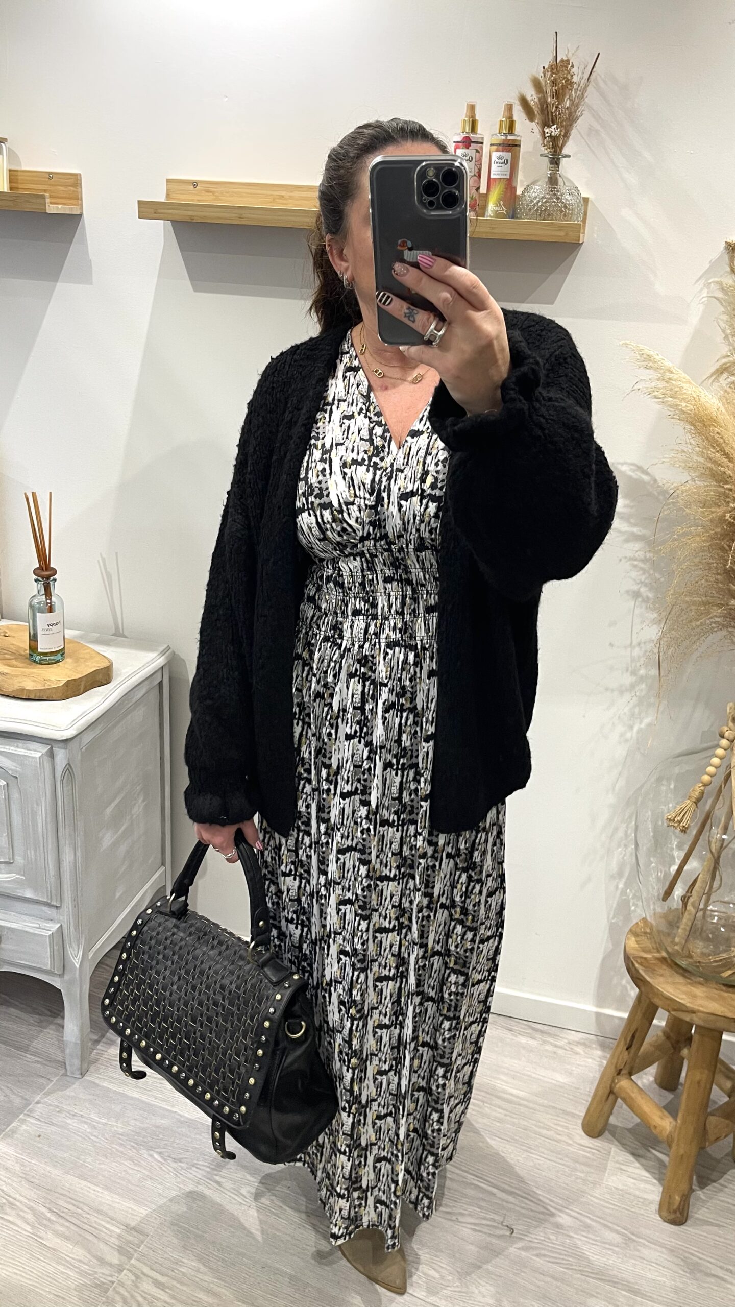 Gilet Salima noir – Image 4