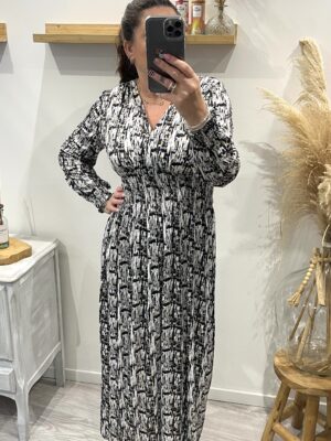 Robe Solène noir