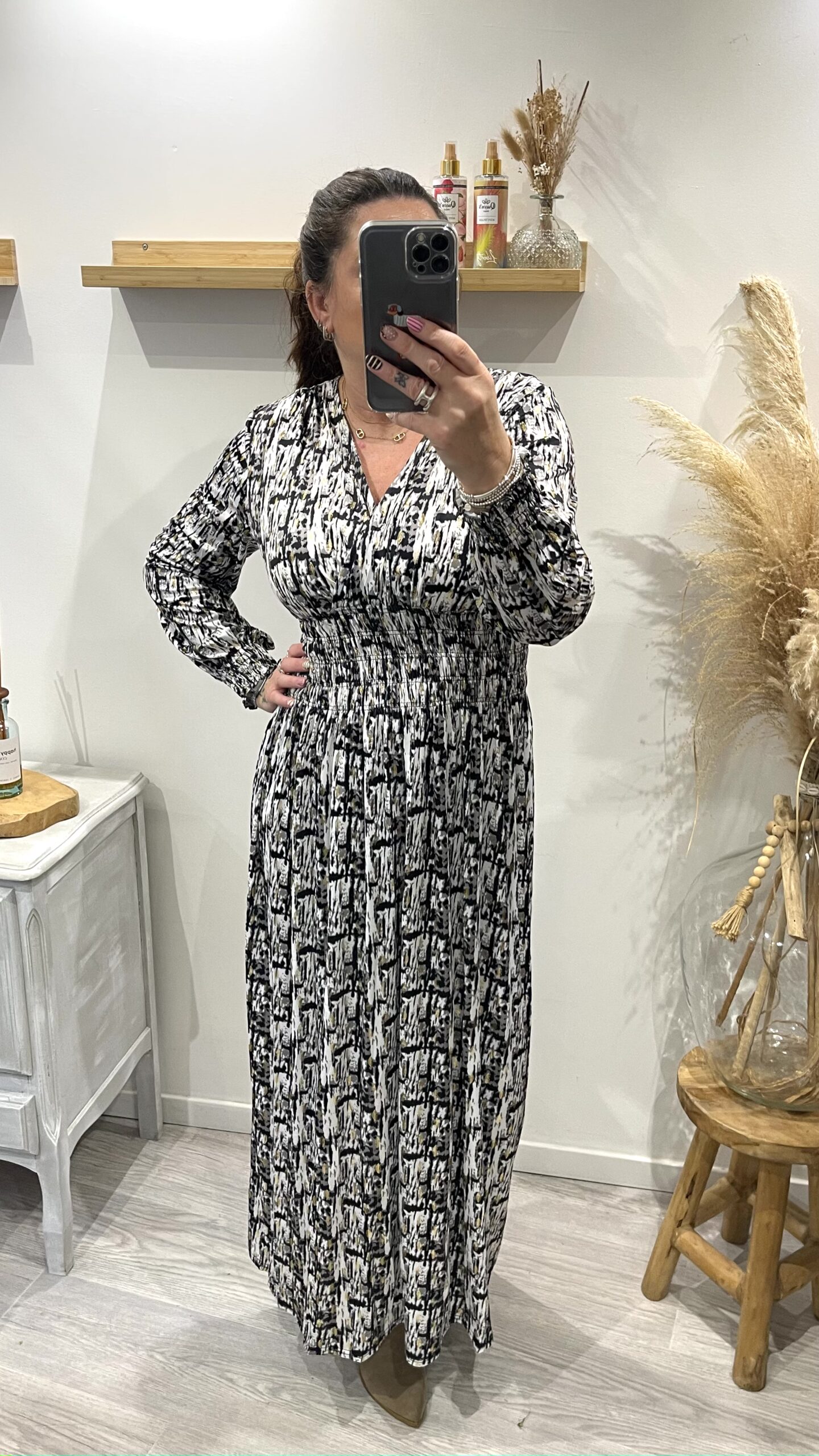 Robe Solène noir