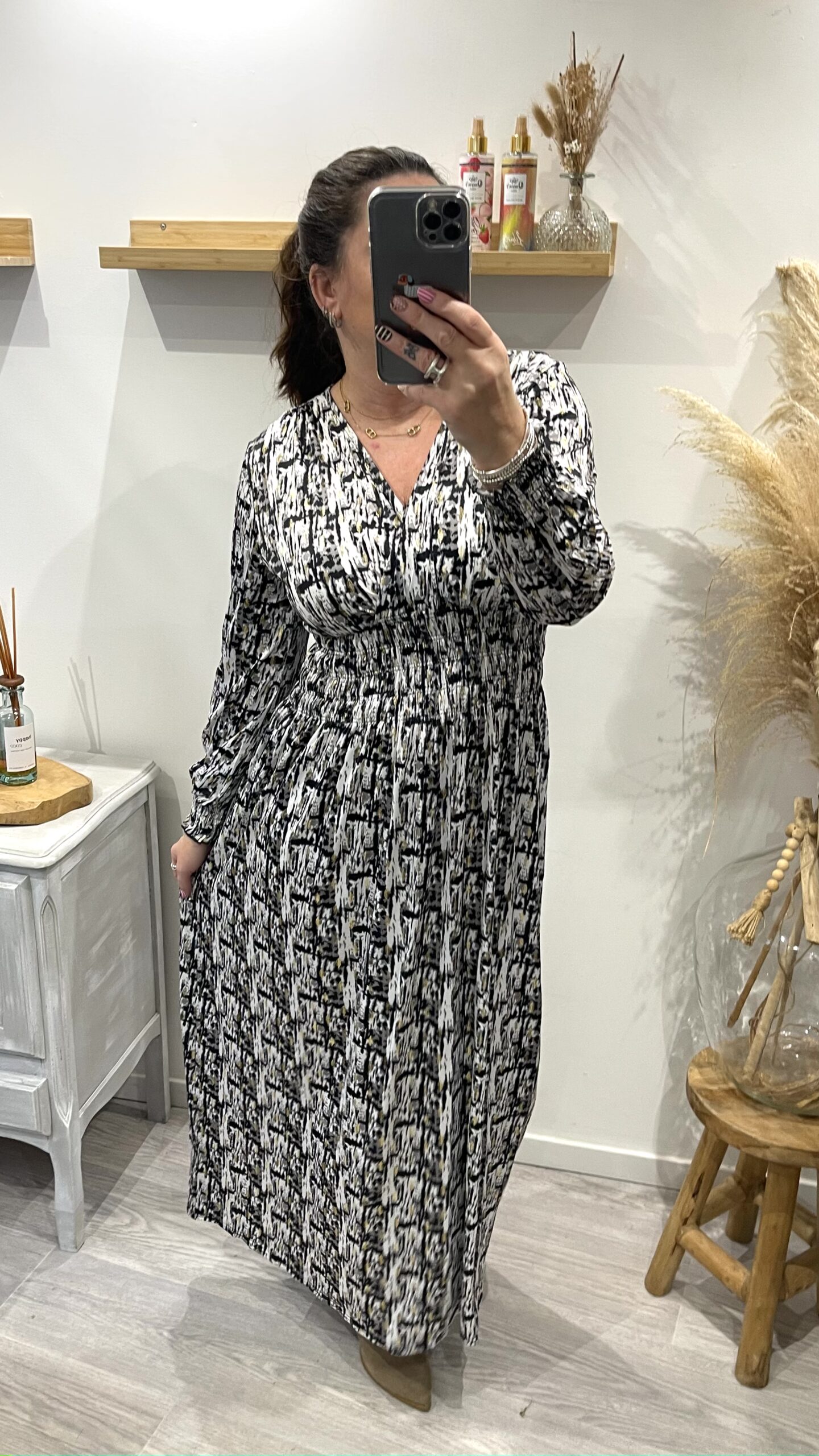 Robe Solène noir – Image 5
