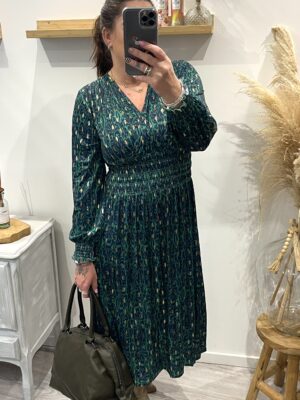 Robe Yasmina verte