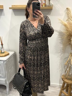 Robe Yasmina noire
