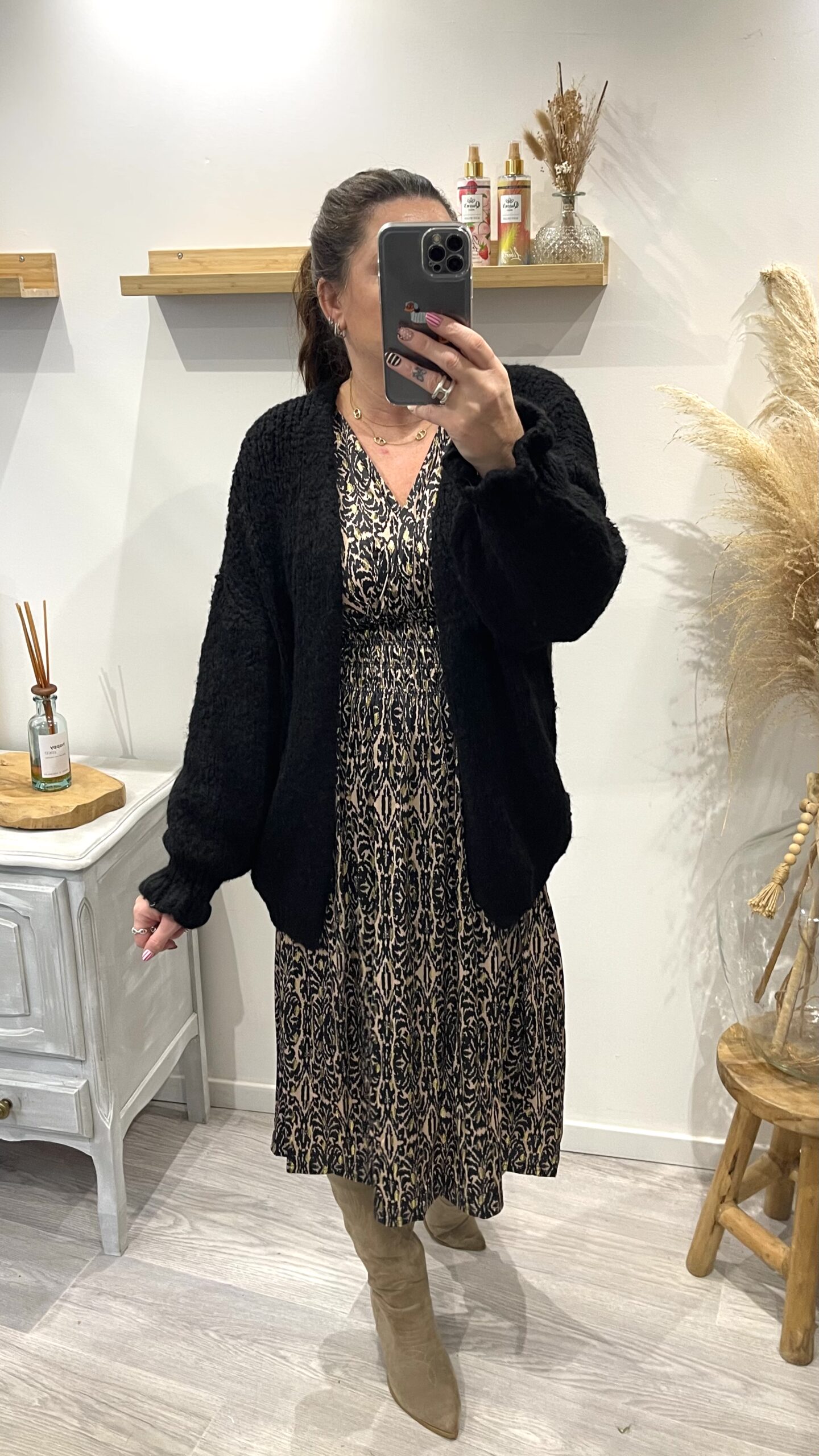 Gilet Salima noir – Image 3