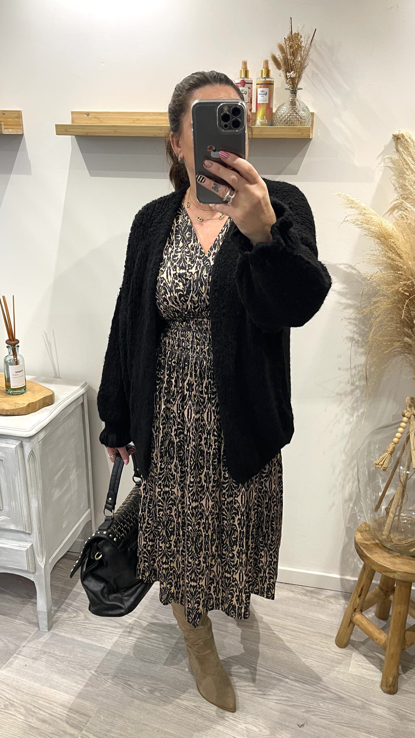 Gilet Salima noir