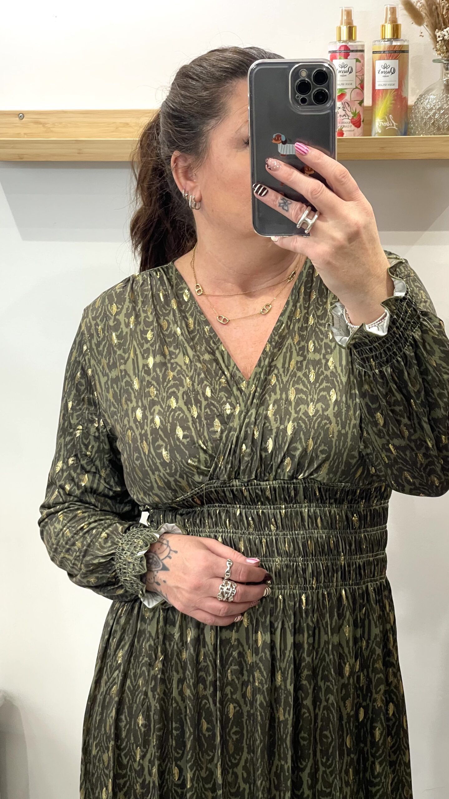 Robe Yasmina kaki – Image 6