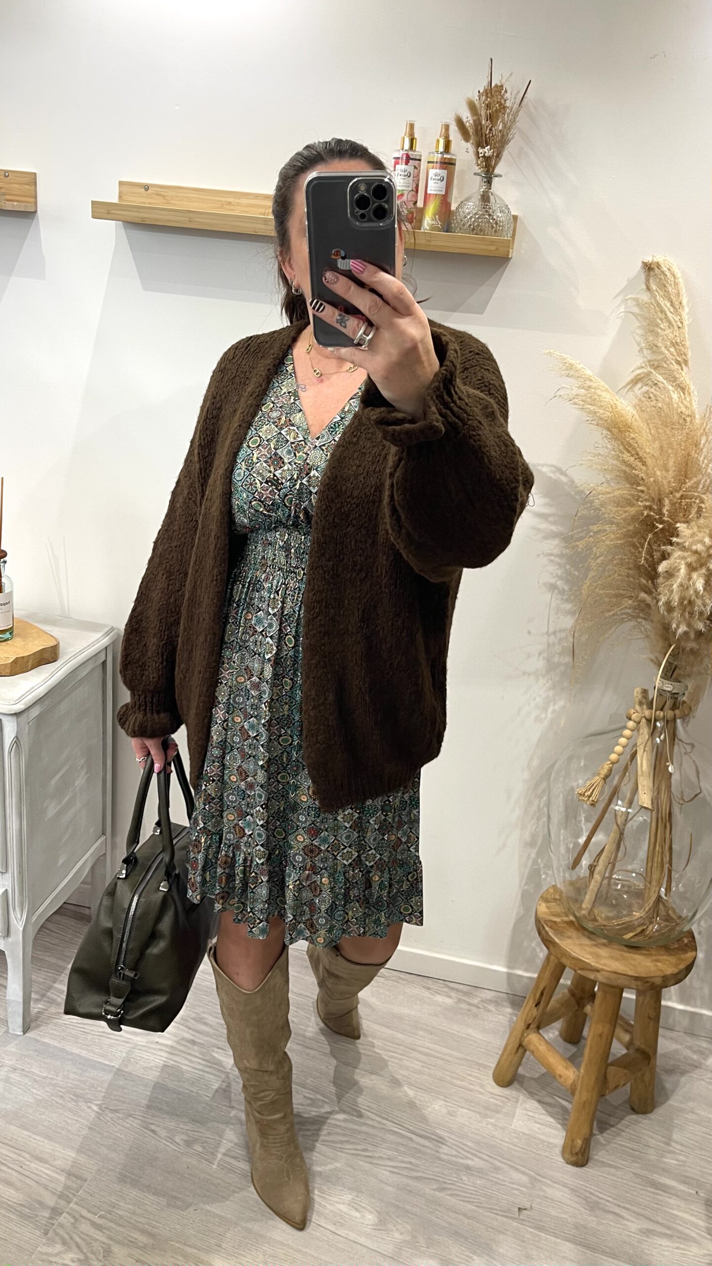 Gilet Salima choco – Image 2