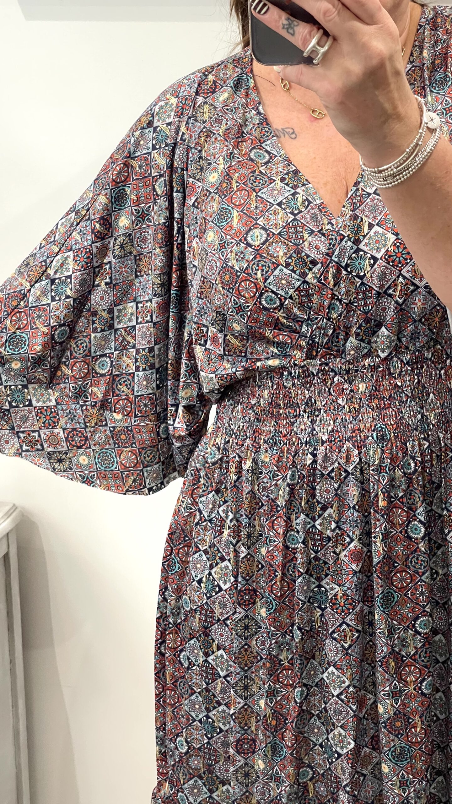 Robe Thaïs bordeaux – Image 5