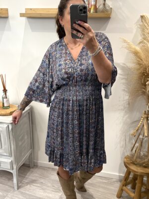 Robe Thaïs bleue