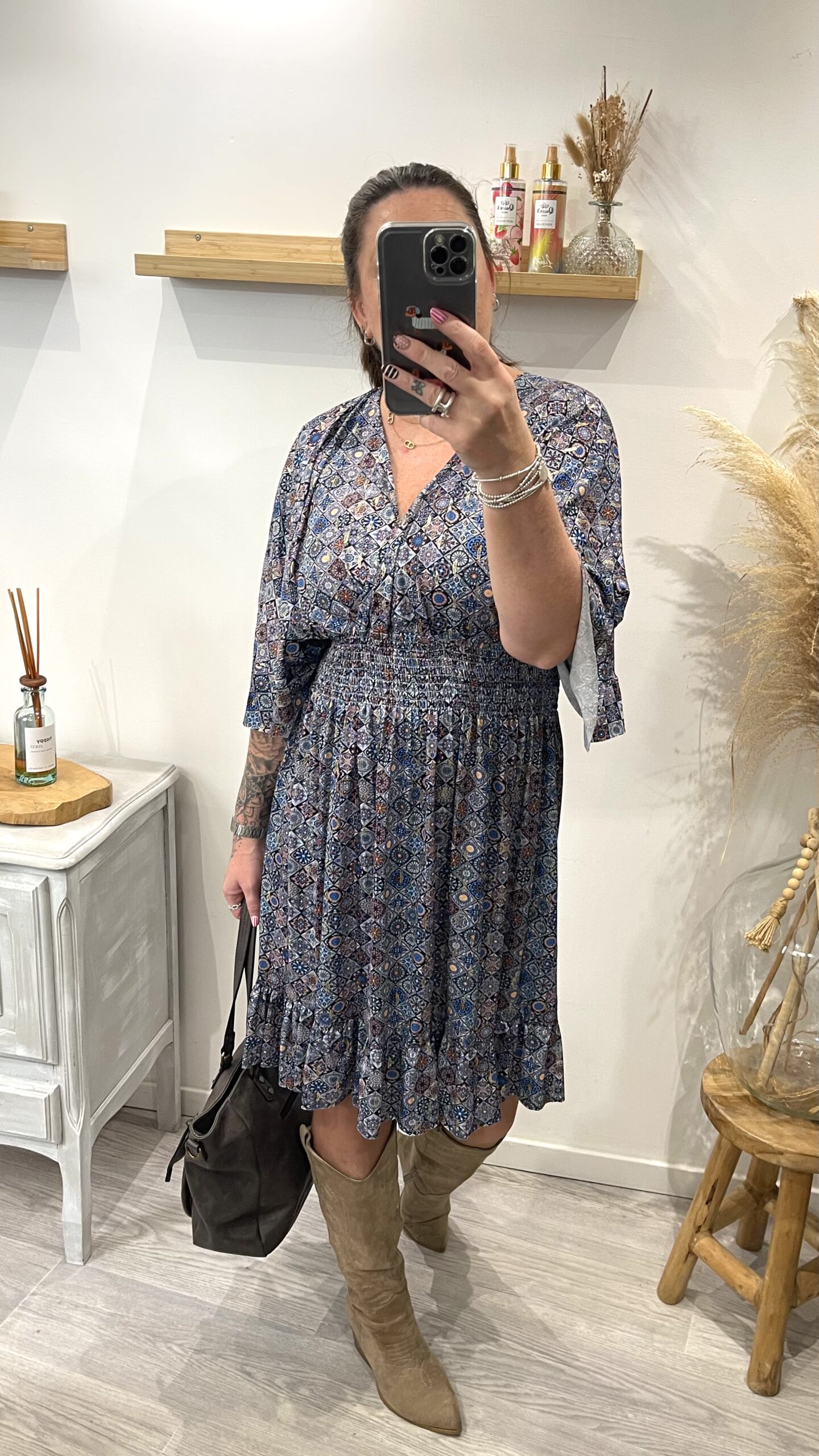Robe Thaïs bleue – Image 8