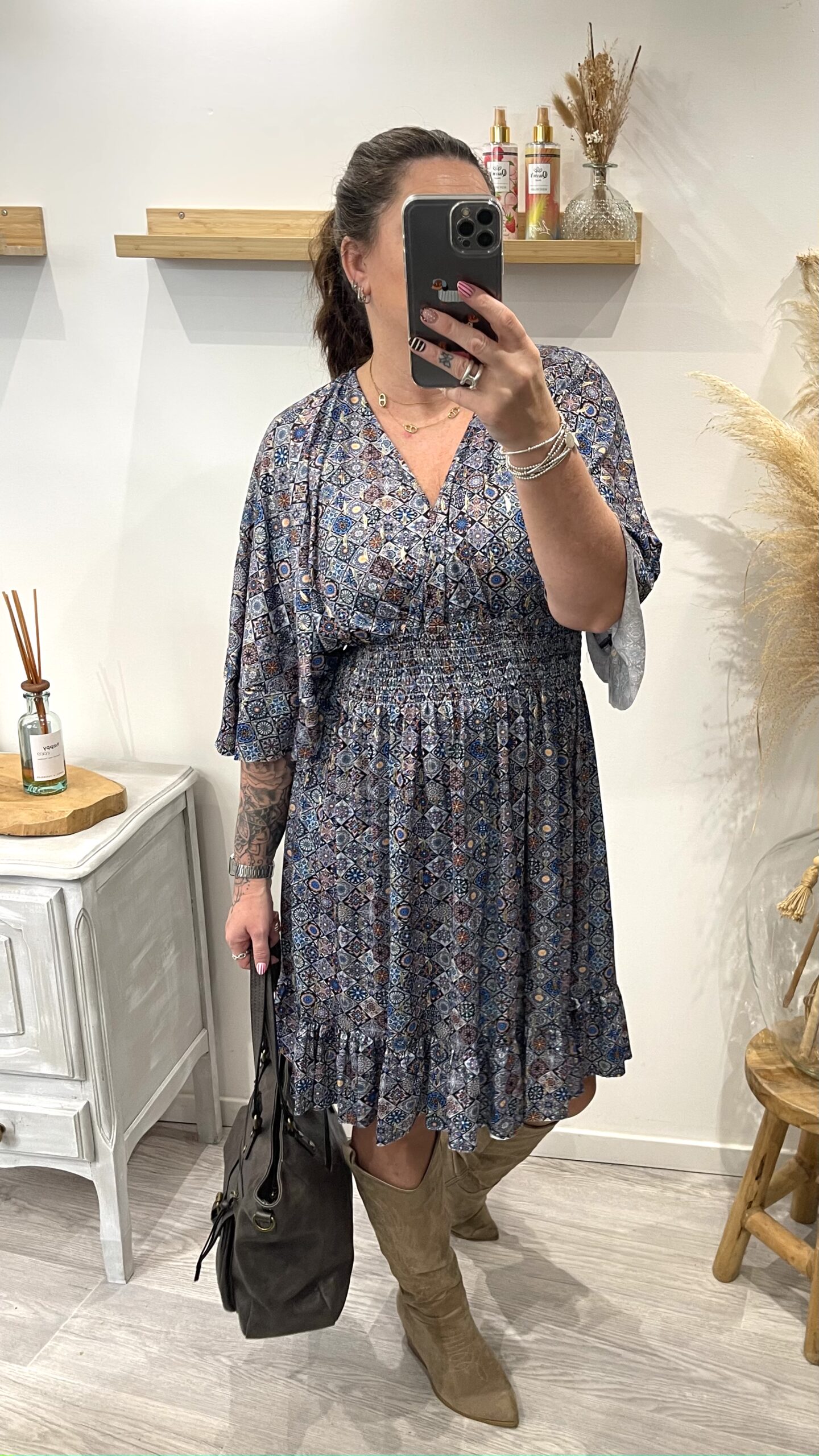 Robe Thaïs bleue – Image 7