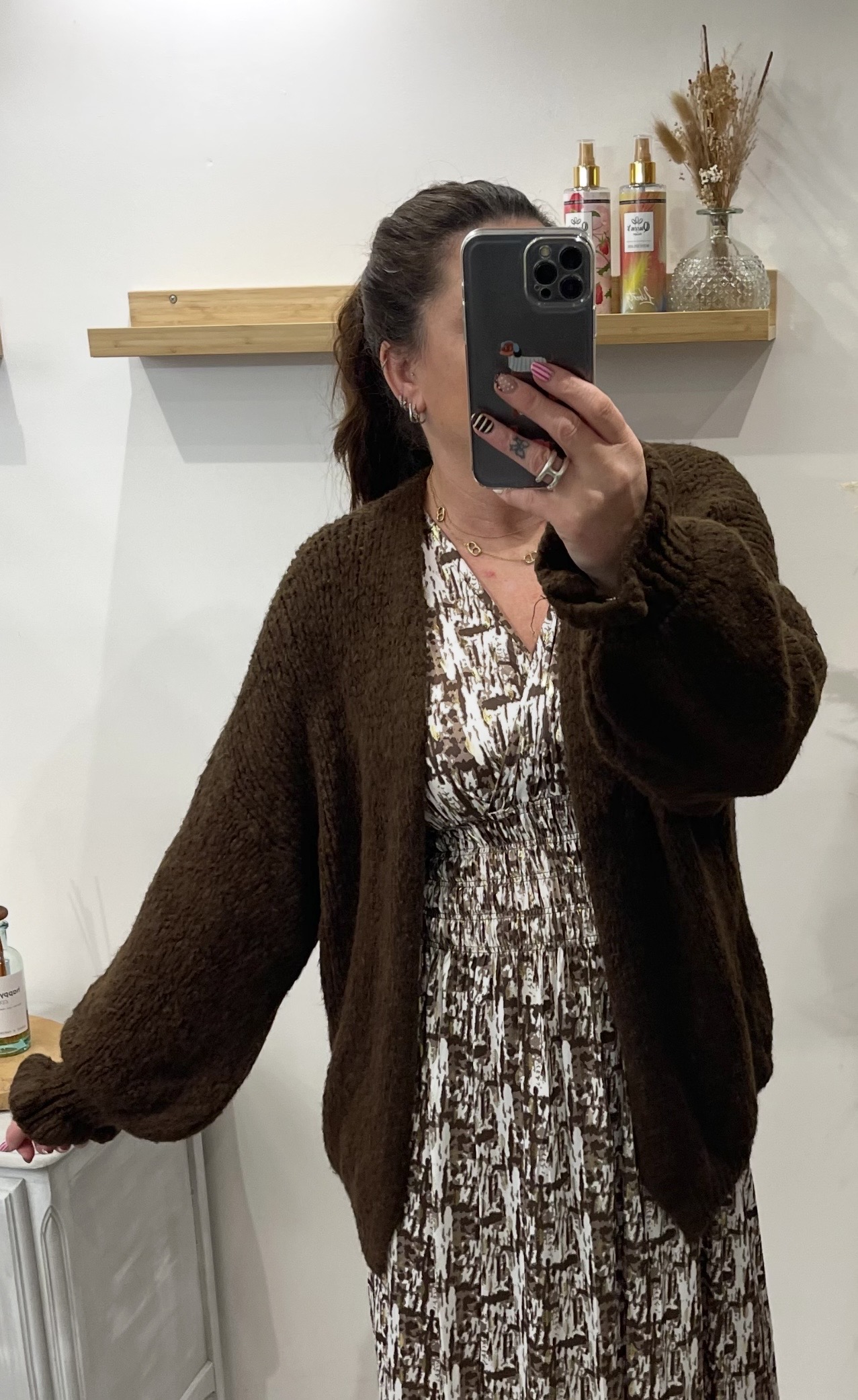 Gilet Salima choco – Image 6
