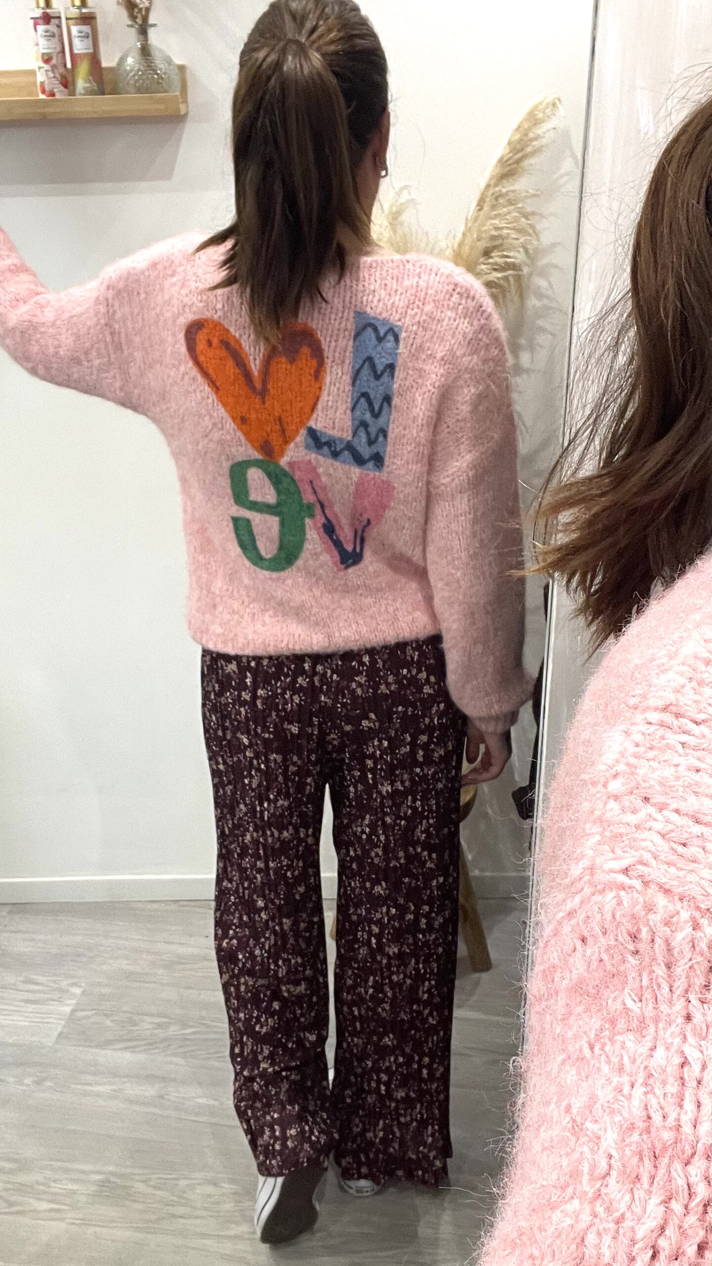Pantalon Louise liberty bordeaux – Image 8