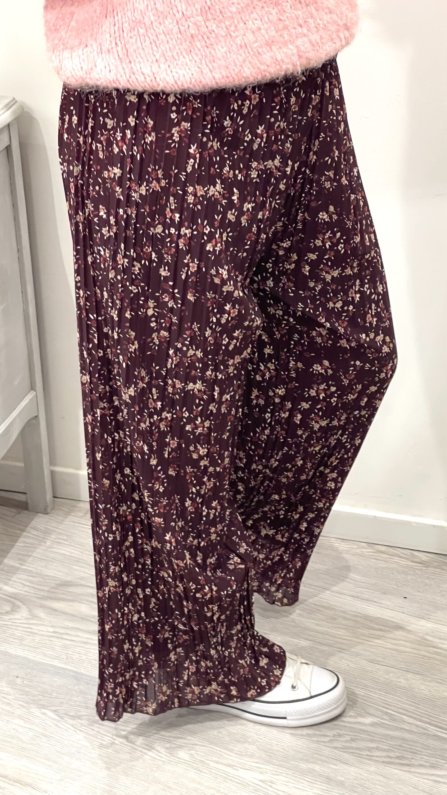 Pantalon Louise liberty bordeaux – Image 5