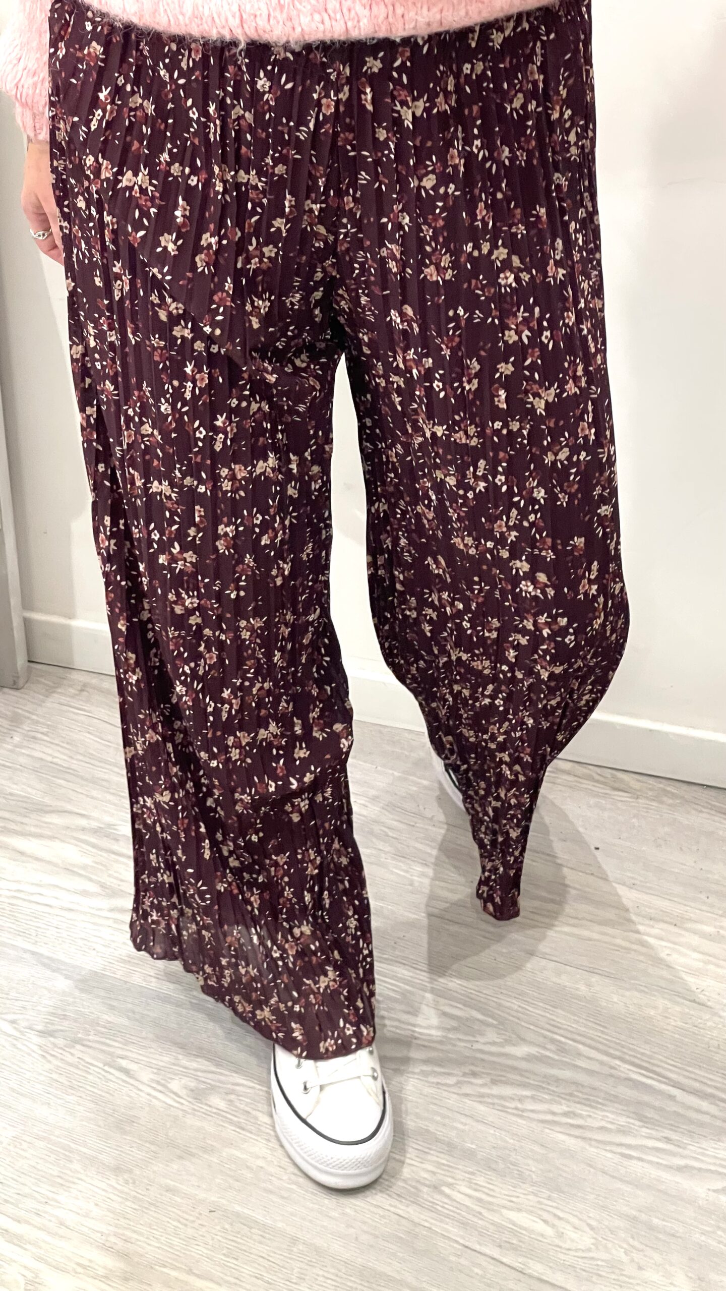 Pantalon Louise liberty bordeaux – Image 3