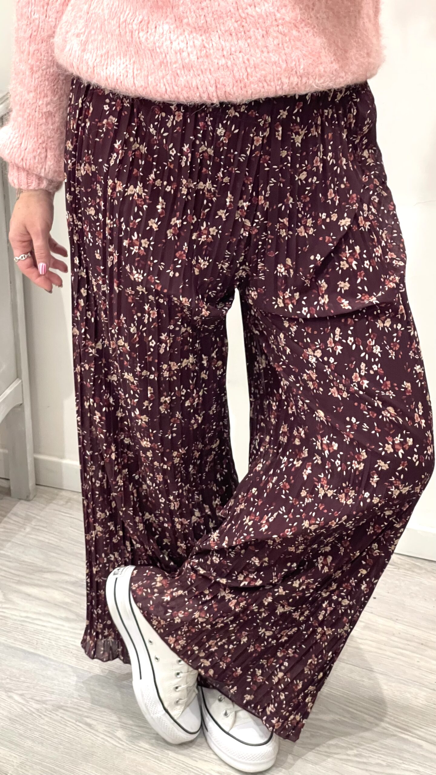 Pantalon Louise liberty bordeaux – Image 6