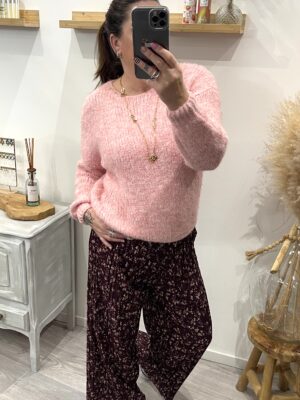 Pantalon Louise liberty bordeaux