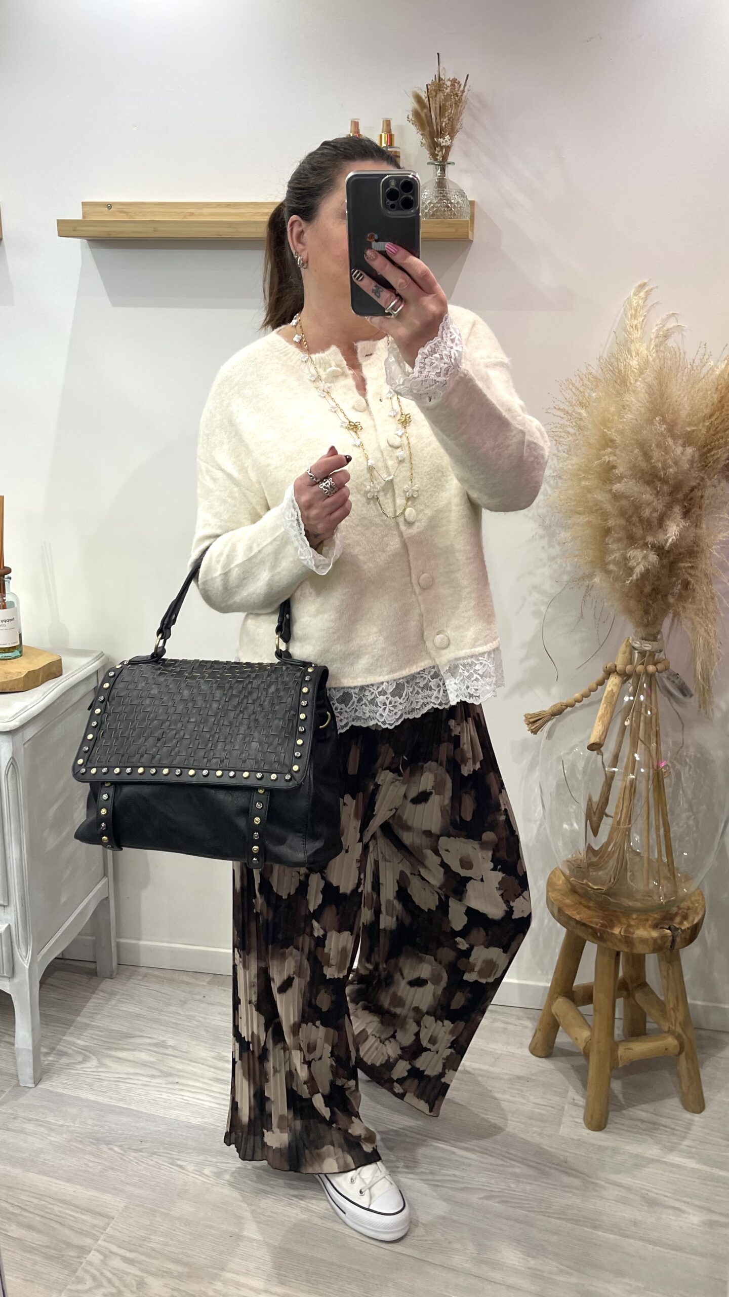 Pantalon Louise Floral marron – Image 3