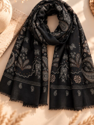 Foulard bandana noir