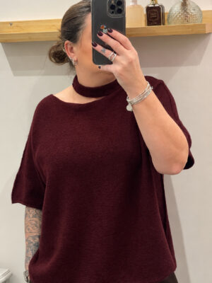Pull Eden bordeaux