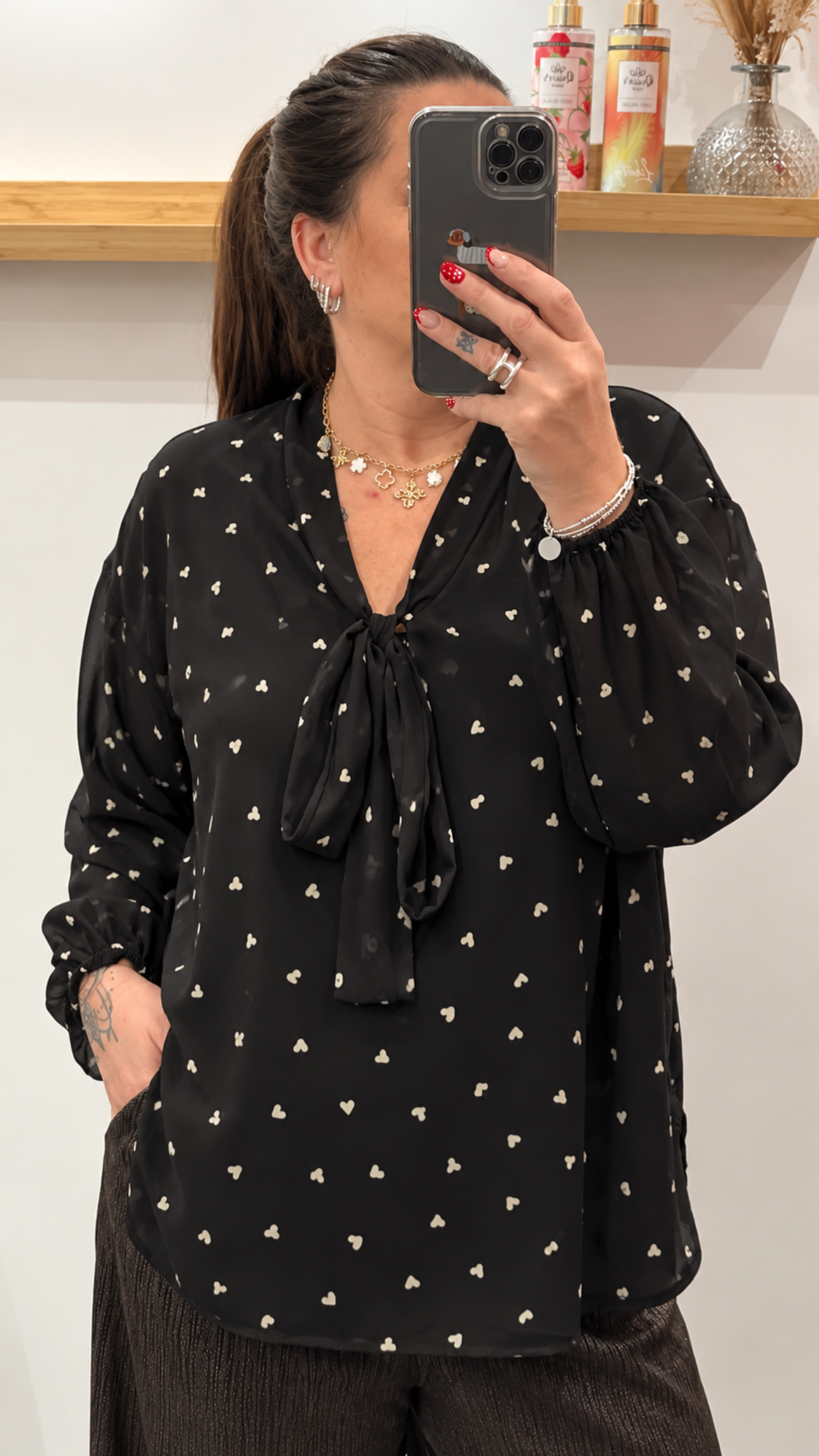 Blouse Miranda noire