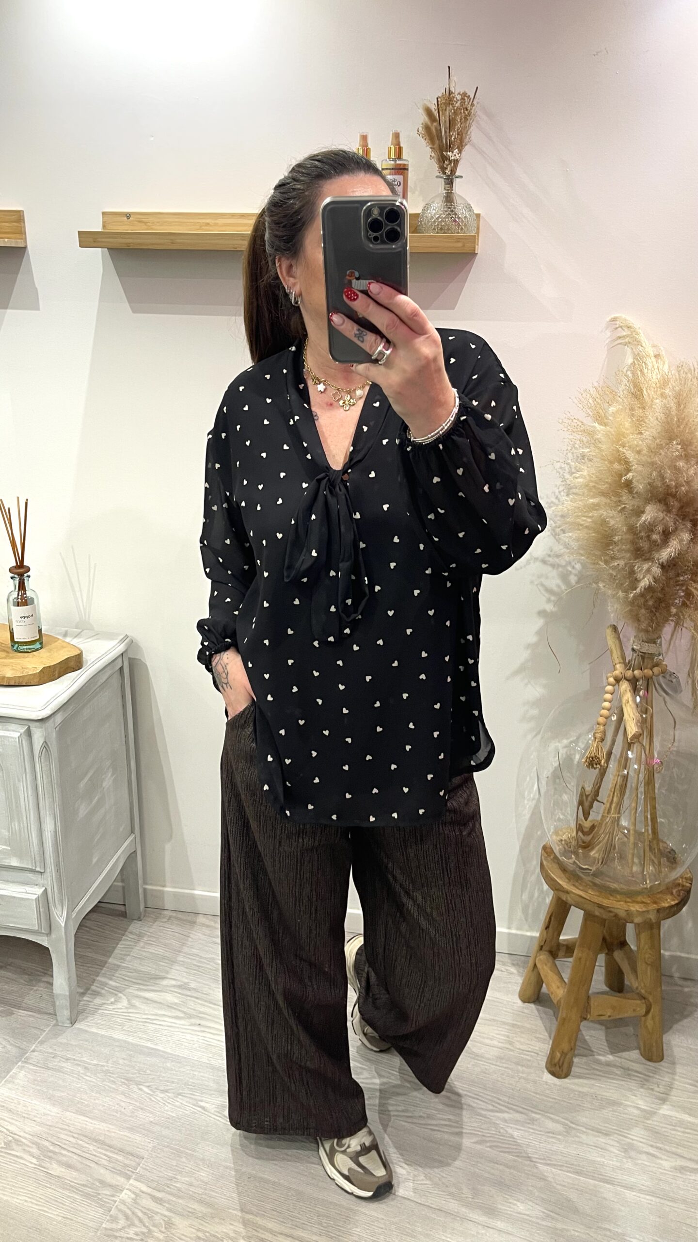 Blouse Miranda noire – Image 2