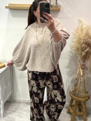 Pull Ambre Beige