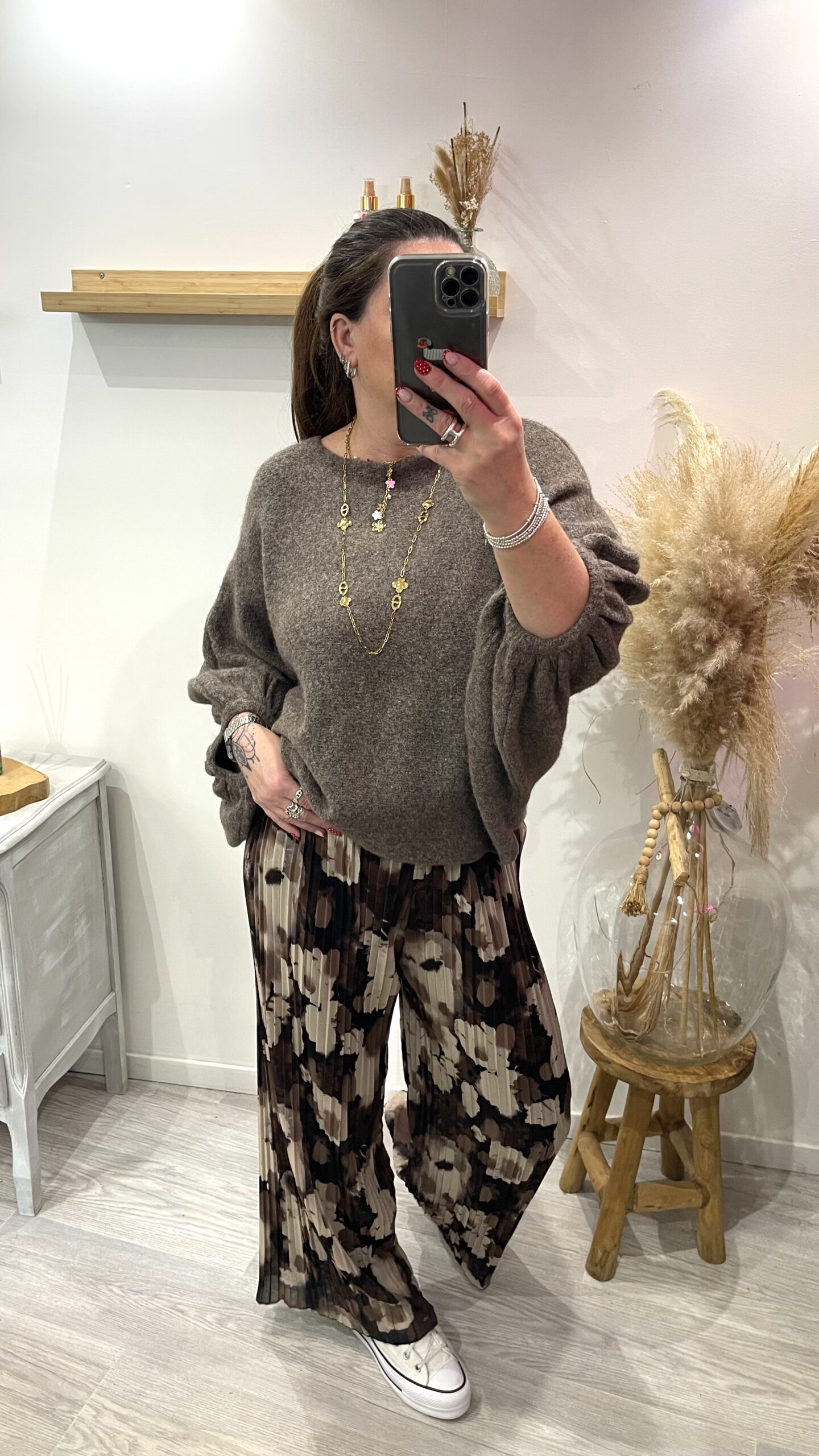 Pull Ambre taupe – Image 2